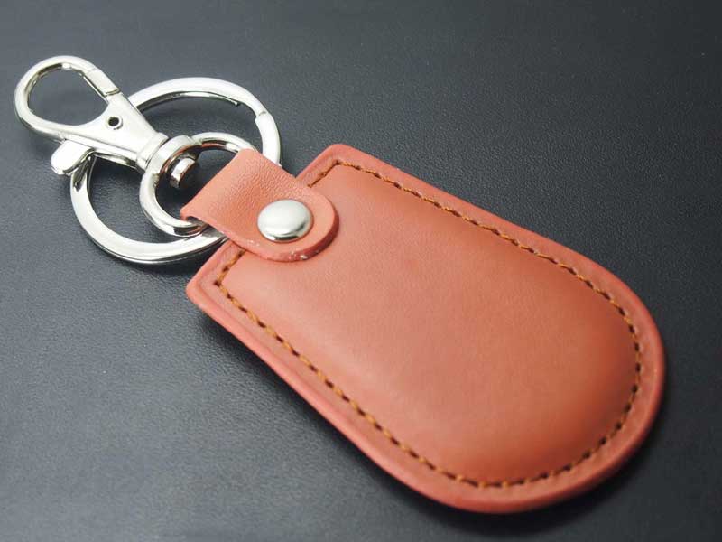 Leather key chain