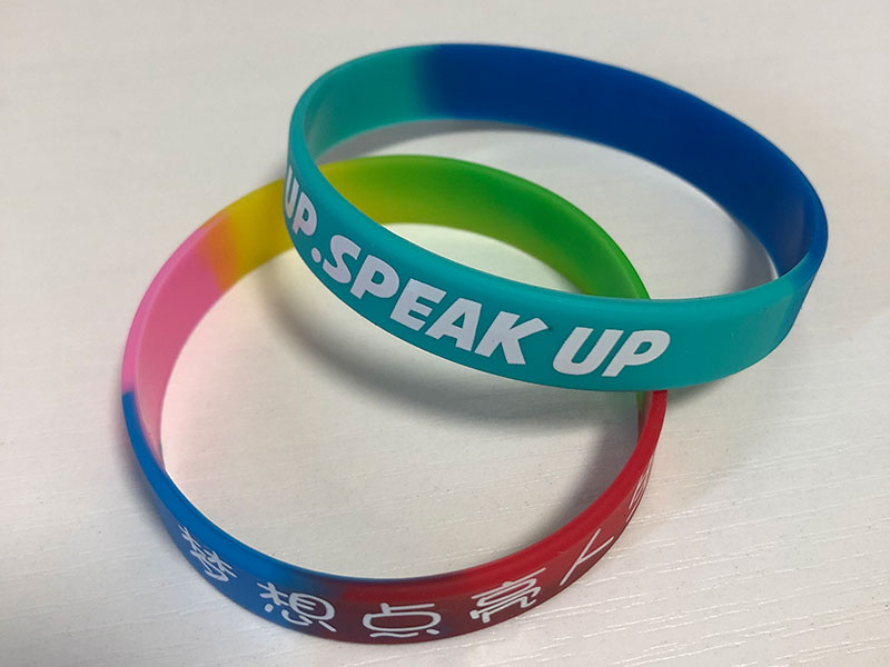 Silicone wristband