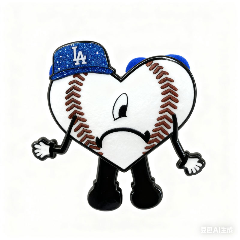 hard enamel pin+glitter+print