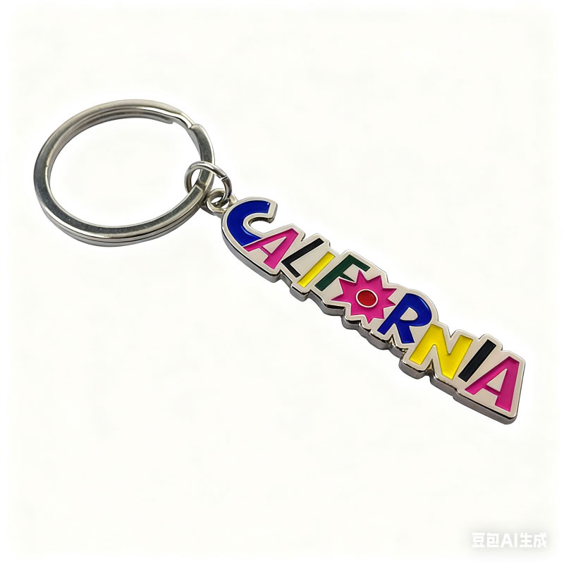 Metal keychain