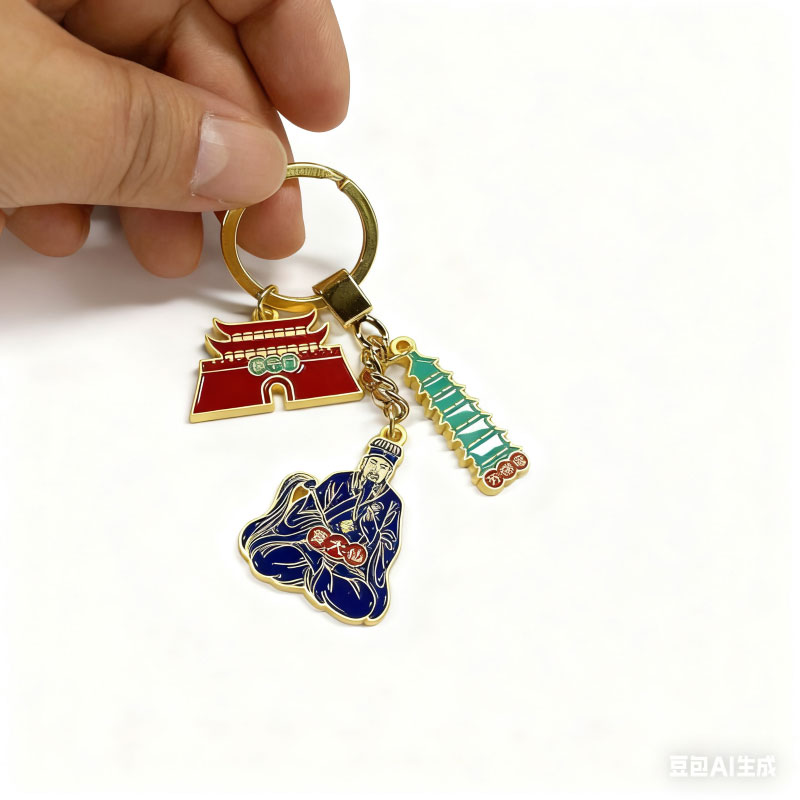 Metal keychain